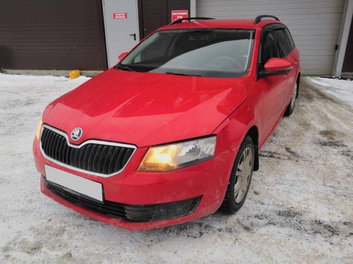 Установка ГБО на Skoda Octavia 2014 г., ГБО 4 поколения, пропан OMVL (Италия), двигатель 1.6 л. 4 цилиндра