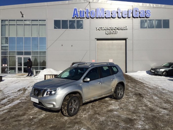 Установка ГБО на Nissan Terrano 2017г., ГБО 4 поколения, пропан LANDI RENZO (Италия), двигатель 2.0л. 4 цилиндра