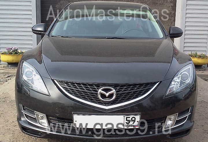 Установка ГБО на Mazda 6, ГБО 4 поколения BRC S24, с баллоном 53 л