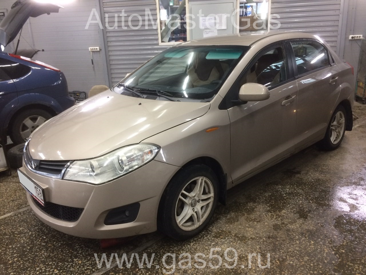 Установка ГБО на Chery A13 2013г., ГБО 4 поколения, пропан DIGITRONIC (Италия), двигатель 1.6л. 4 цилиндра