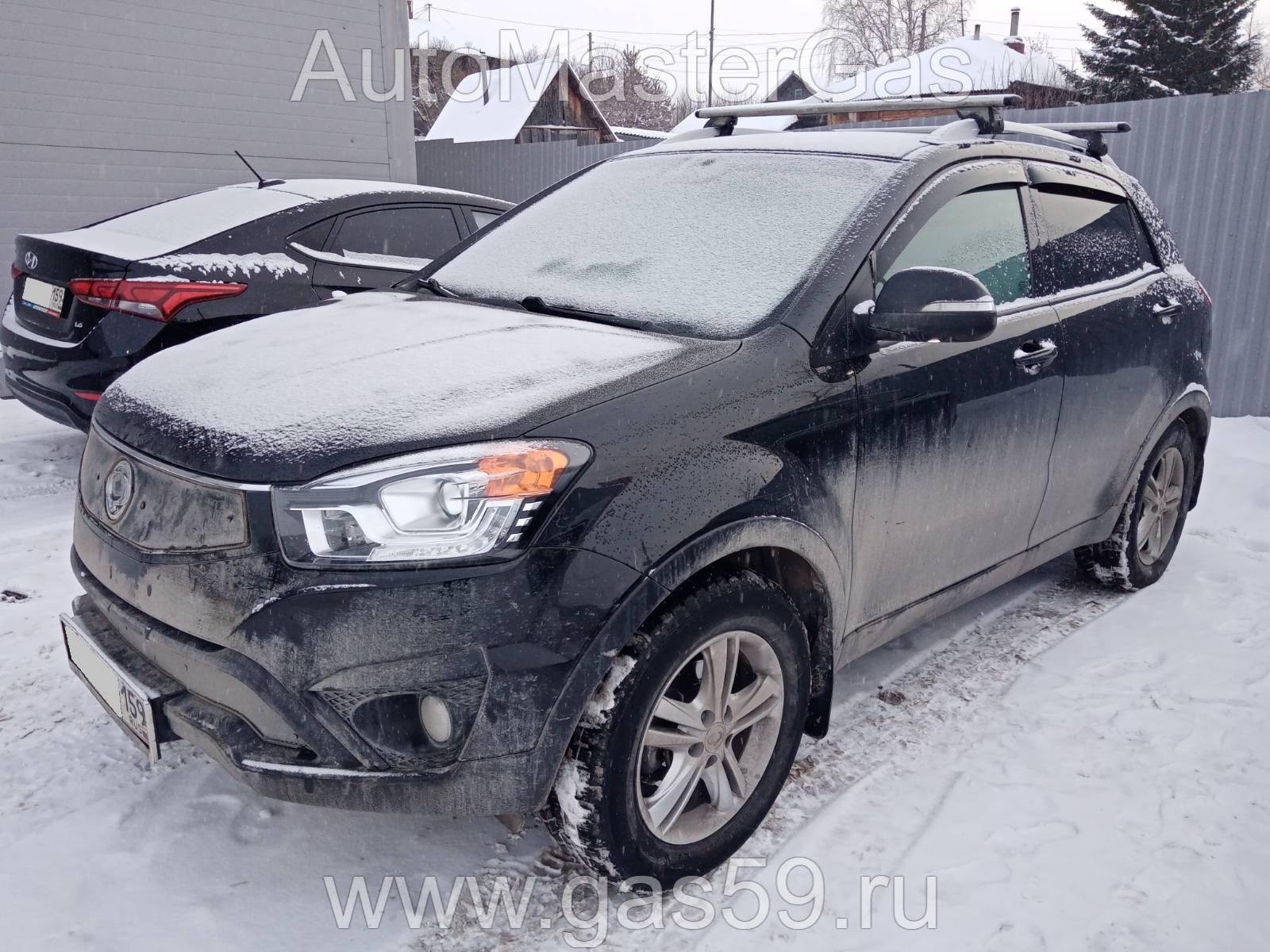 Установка ГБО на SsangYong Actyon 2014г., ГБО 4 поколения, пропан LANDIRENZO (Италия), двигатель 2.0л. 4 цилиндра