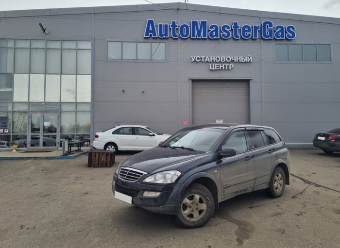 Установка ГБО на Ssang Yong Kyron  2014 г., ГБО 4 поколения, пропан LANDI RENZO (Италия), двигатель 2.3 л. 4 цилиндра