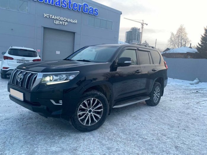 Установка ГБО на Toyota Land Cruiser Prado  2019 г., ГБО 4 поколения, пропан 4SAVE (Польша), двигатель 4.0 л. 6 цилиндров