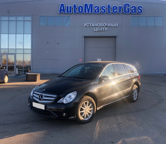 Установка ГБО на Mercedes-Benz R350 2008г., ГБО 4 поколения, пропан LANDI RENZO (Италия), двигатель 3.5 л. 6 цилиндров