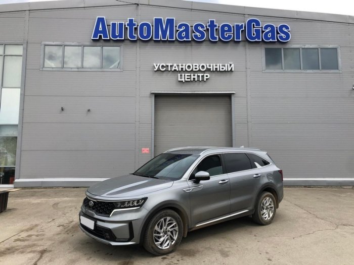 Установка ГБО на Kia Sorento 2020 г., ГБО 4 поколения, пропан 4SAVE (Польша), двигатель 2.5л. 4 цилиндра