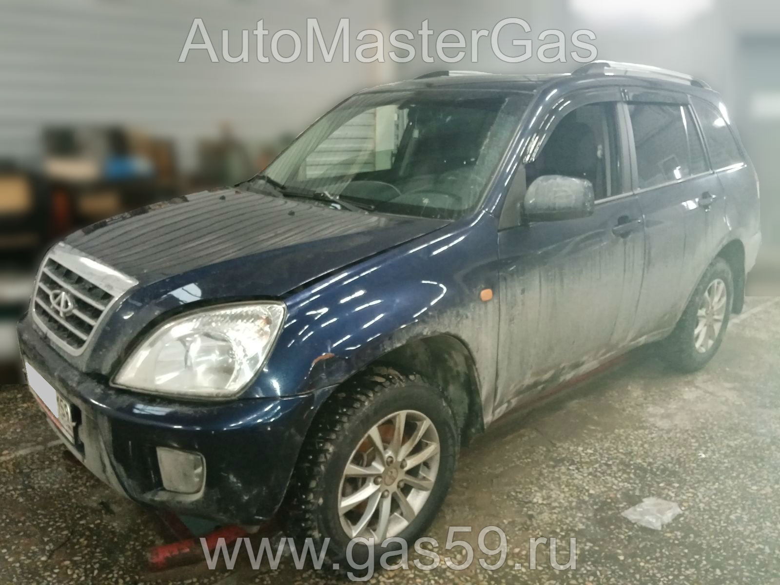 Установка ГБО на Chery Tiggo T11 2012г., ГБО 4 поколения, пропан LANDIRENZO (Италия), двигатель 1.6л. 4 цилиндра