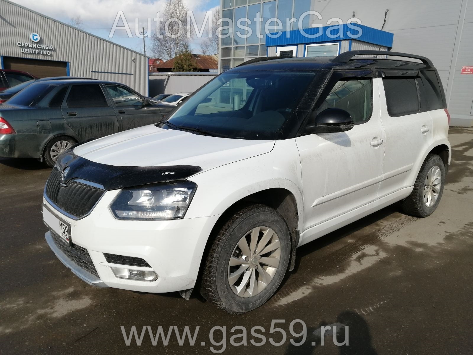 Установка ГБО на Skoda Yeti 2017г., ГБО 4 поколения, пропан LANDIRENZO (Италия), двигатель 1.6л. 4 цилиндра