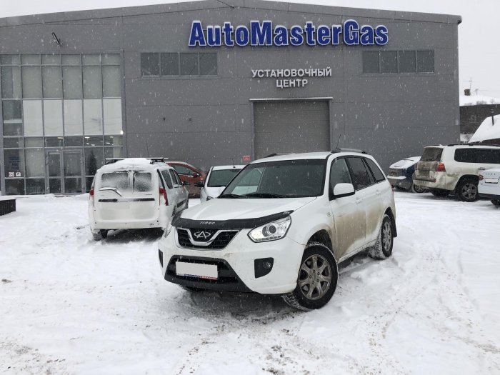 Установка ГБО на Chery Tiggo 2015г., ГБО 4 поколения, метан LANDI RENZO (Италия), двигатель 1.8л. 4 цилиндра