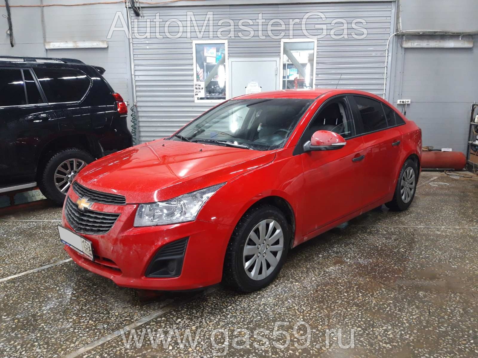 Установка ГБО на Chevrolet Cruze 2013г., ГБО 4 поколения, метан LANDIRENZO (Италия), двигатель 1.6л. 4 цилиндра