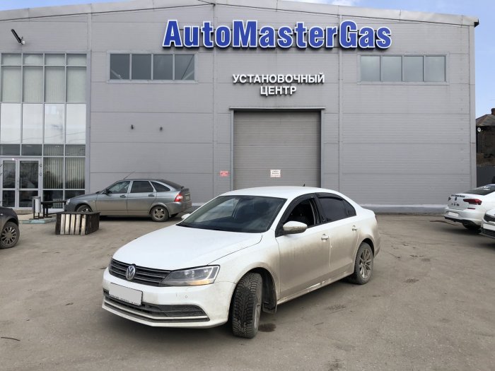 Установка ГБО на Volkswagen Jetta 2016г., ГБО 4 поколения, метан LANDI RENZO (Италия), двигатель 1.6л. 4 цилиндра