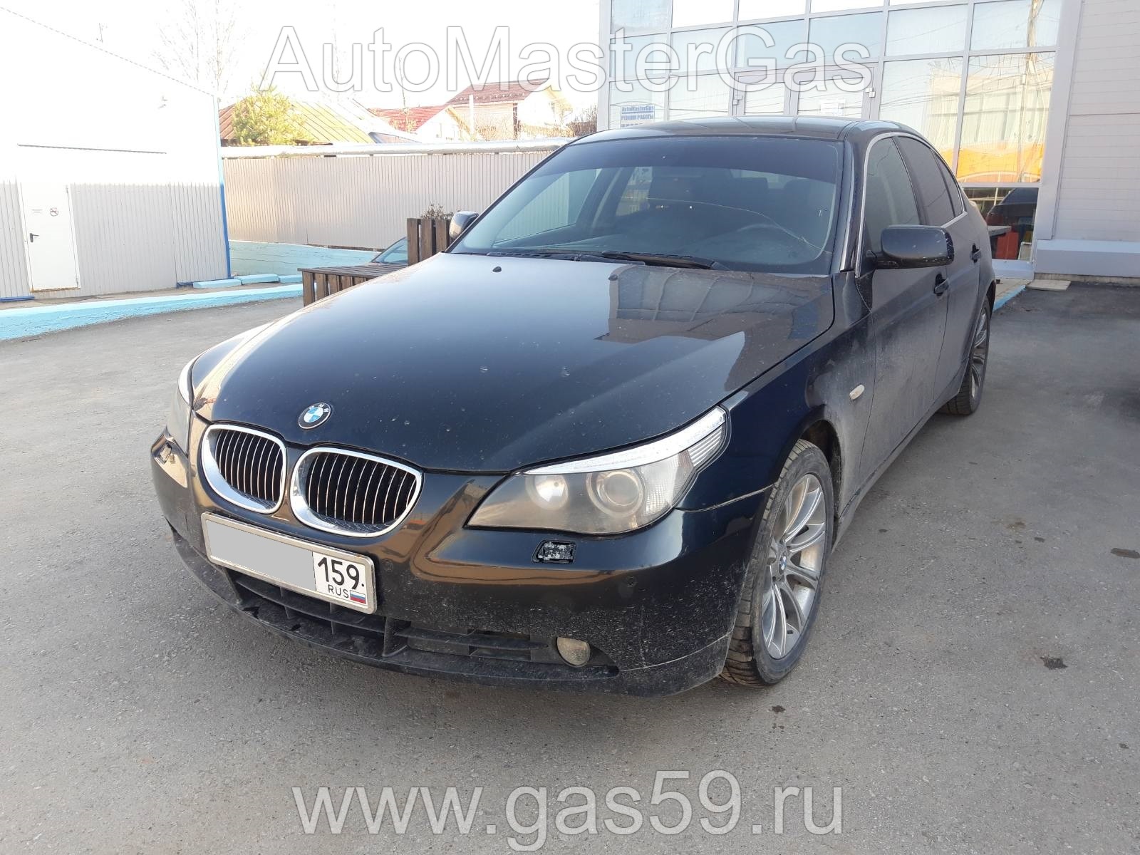 Установка ГБО на BMW 525i 2006г., ГБО 4 поколения, пропан LANDIRENZO (Италия), двигатель 2.5л. 6 цилиндров