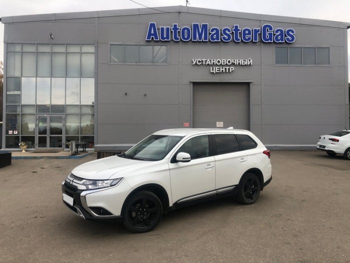 Установка ГБО на Mitsubishi Outlander 2019 г., ГБО 4 поколения, метан LANDI RENZO (Италия), двигатель 2.0 л. 4 цилиндра