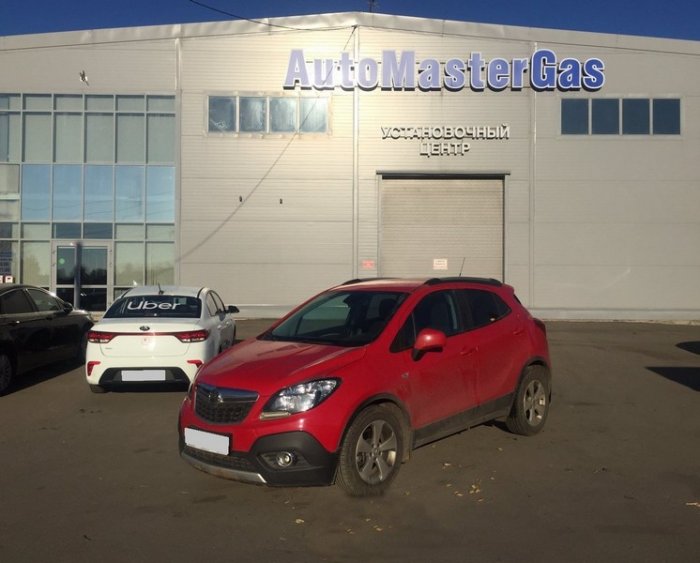 Установка ГБО на Opel Mokka 2015 г., ГБО 4 поколения, пропан LANDI RENZO (Италия), двигатель 1.8л. 4 цилиндра