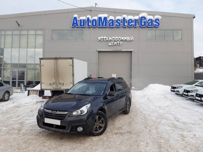 Установка ГБО на Subaru Outback 2014г., ГБО 4 поколения, пропан LANDIRENZO (Италия), двигатель 2.4л. 4 цилиндра