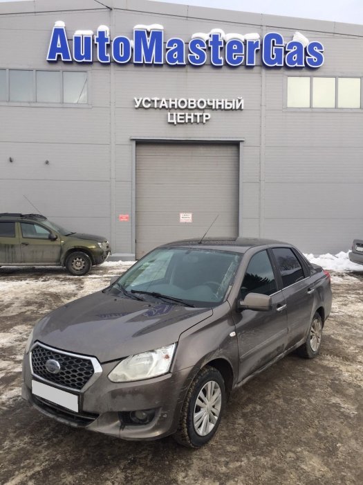 ГБО 4 поколения на Datsun ON-DO 2014г., пропан ILTON (Турция), двигатель 1.6л. 4 цилиндра