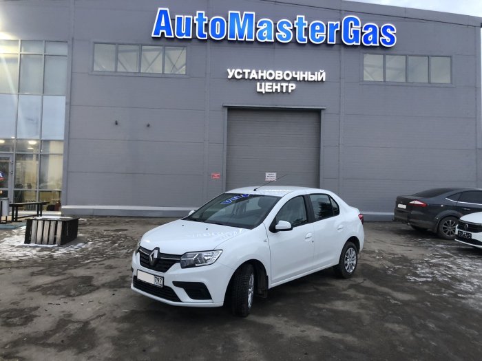 Установка ГБО на Renault Logan 2020г., ГБО 4 поколения, пропан LANDIRENZO (Италия), двигатель 1.6л. 4 цилиндра