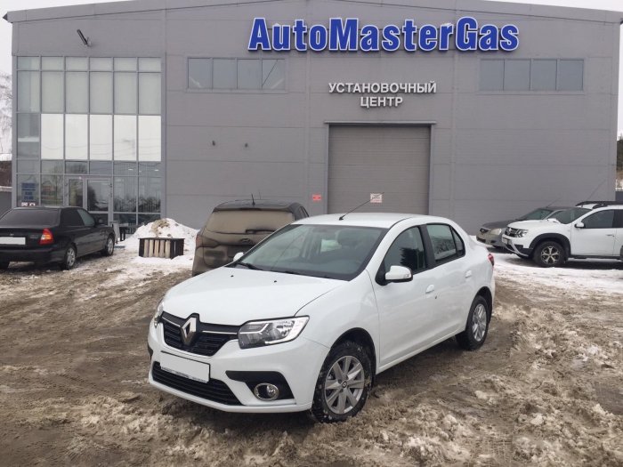 Установка ГБО на Renault Logan 2020г., ГБО 4 поколения, пропан LANDI RENZO (Италия), двигатель 1.6л. 4 цилиндра