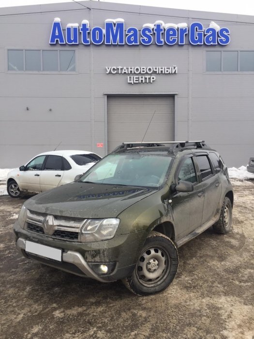 Установка ГБО на Renault Duster 2018г., ГБО 4 поколения, пропан LANDIRENZO (Италия), двигатель 2.0л. 4 цилиндра