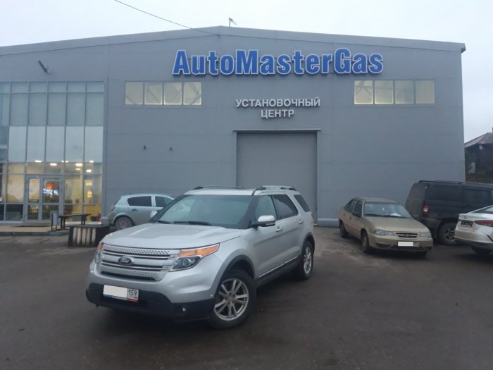 Установка ГБО на Ford Explorer 2013г., ГБО 4 поколения, пропан LANDIRENZO (Италия), двигатель 3.5л. 6 цилиндров