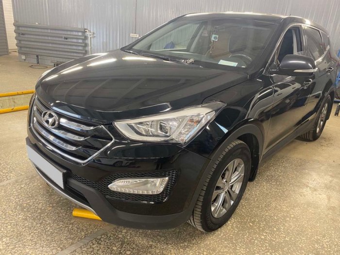 Установка ГБО на Hyundai Santa Fe 2015 г., ГБО 4 поколения, пропан LANDI RENZO (Италия), двигатель 2.4 л. 4 цилиндра