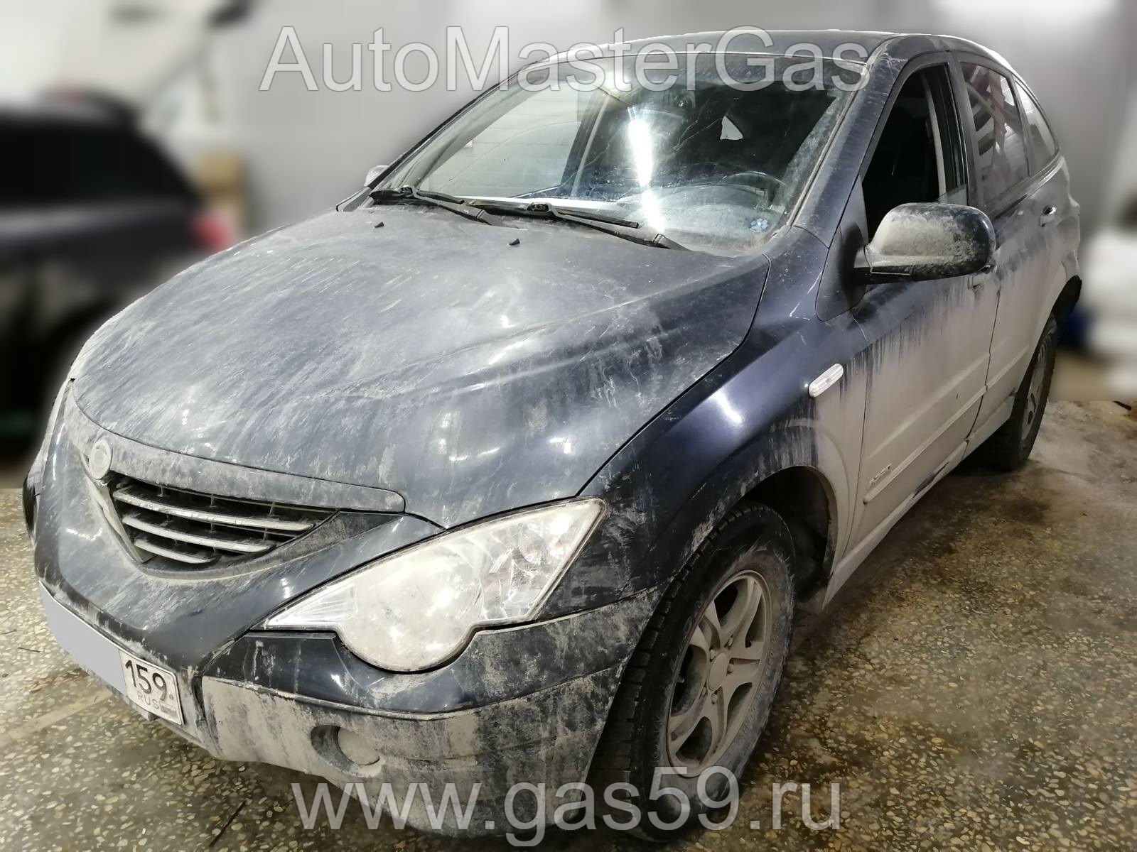 Установка ГБО на SsangYong Actyon 2007г., ГБО 4 поколения, пропан LANDIRENZO (Италия), двигатель 2.3л. 4 цилиндра
