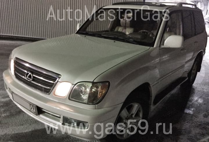 Установка ГБО на Lexus LX 470 AWD, ГБО 4 поколения LANDIRENZO (Италия), с тороидальным баллоном на 94 л.