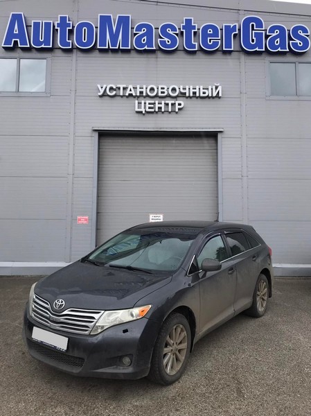 Установка ГБО на Toyota Venza 2009г., ГБО 4 поколения, пропан OMVL (Италия), двигатель 2.7л. 4 цилиндра