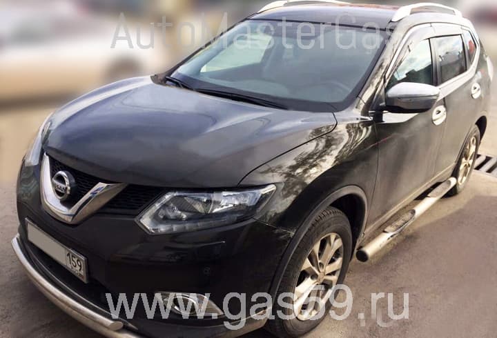 Установка ГБО на Nissan X-Trail 2.0, ГБО 4 поколения LANDIRENZO, c тороидальным баллоном на 53 л.
