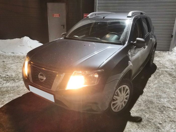 Установка ГБО на Nissan Terrano 2018г., ГБО 4 поколения, пропан LANDI RENZO (Италия), двигатель 2.0л. 4 цилиндра