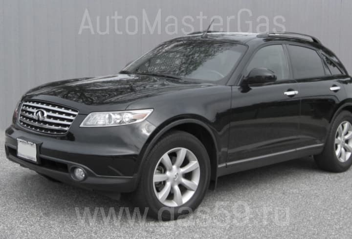 Установка ГБО на Infiniti FX35 3.5 AWD, ГБО 4 поколения LandiRenzo EVO (Италия), с баллоном 54 литра