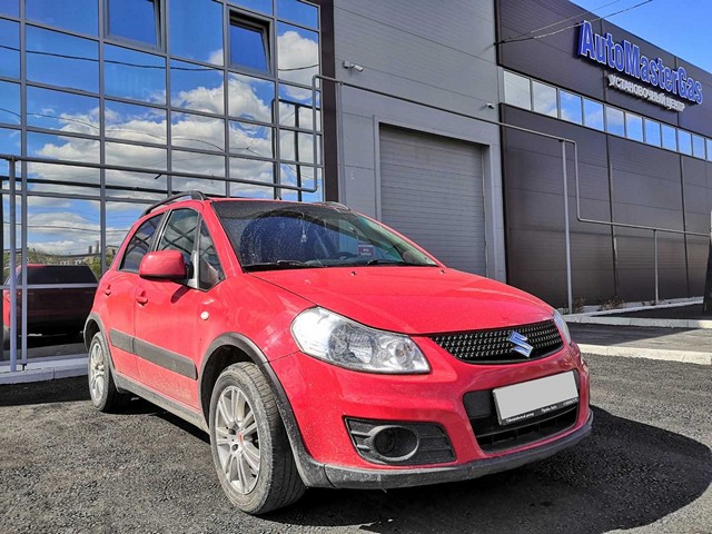 Установка ГБО на Suzuki SX4 2015г., ГБО 4 поколения, пропан LANDI RENZO (Италия), двигатель 1.6л. 4 цилиндра