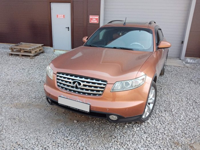 Установка ГБО на Infiniti FX35 2003г., ГБО 4 поколения, пропан LANDI RENZO (Италия), двигатель 3.5л. 6 цилиндров