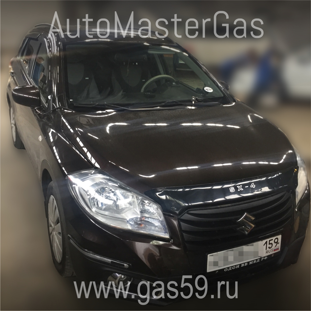 Установка пропанового ГБО на Suzuki SX4 1.6 л., ГБО 4 поколения LANDIRENZO, с баллоном 53 литра (тороидальный)