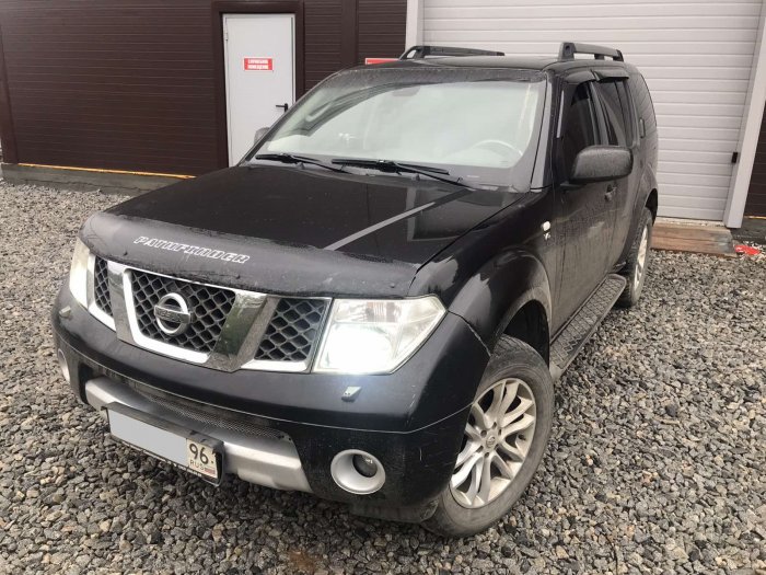 Установка ГБО на Nissan Pathfinder 2005г., ГБО 4 поколения, пропан LANDIRENZO (Италия), двигатель 4.0л. 6 цилиндров