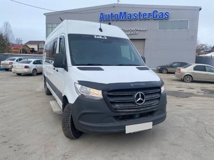 Установка ГБО на Mercсedes-Benz Sprinter 2021г., ГБО 4 поколения, пропан EuropeGas (Польша), двигатель 3.5 л. 6 цилиндров