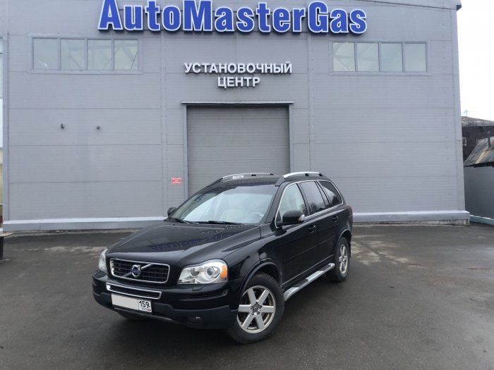 Установка ГБО на Volvo XC90 2011г., ГБО 4 поколения, пропан LANDIRENZO (Италия), двигатель 2.5л. 5 цилиндров