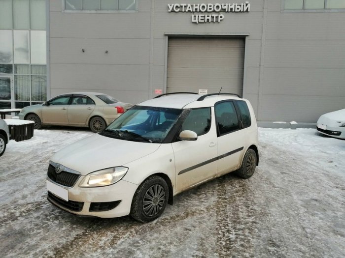 Установка ГБО на Skoda  Roomster 2012 г., ГБО 4 поколения, пропан LANDI RENZO (Италия), двигатель 1.4 л. 4 цилиндра
