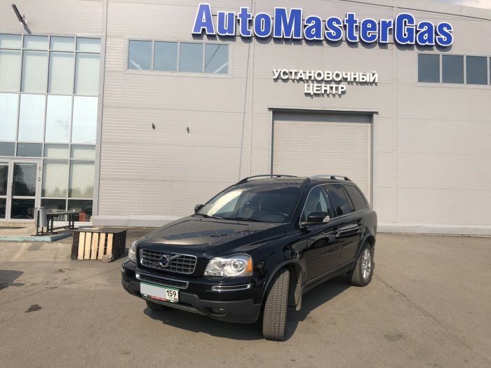Установка ГБО на Volvo XC90 2010г., ГБО 4 поколения, пропан LANDIRENZO (Италия), двигатель 2.5л. 5 цилиндров