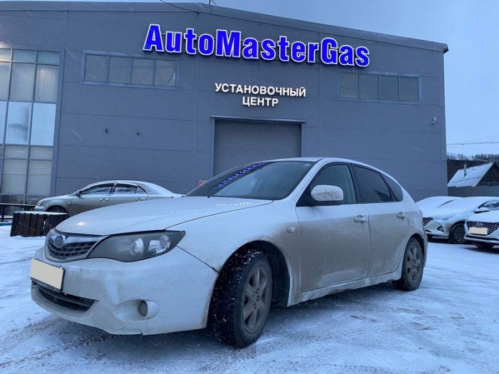 Установка ГБО на Subaru Impreza 2008 г., ГБО 4 поколения, пропан OMVL (Италия), двигатель 2.0л. 4 цилиндра