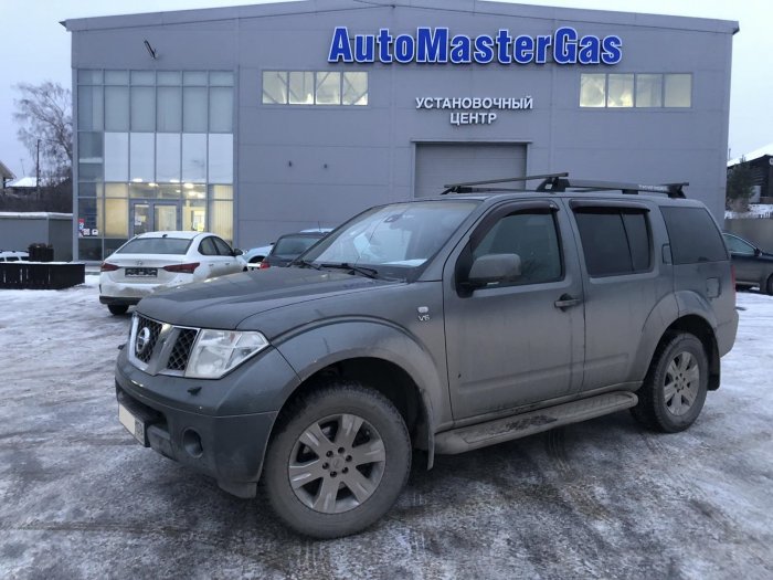 Установка ГБО на Nissan Pathfinder LE 2009г., ГБО 4 поколения, пропан LANDIRENZO (Италия), двигатель 4.0л. 6 цилиндров
