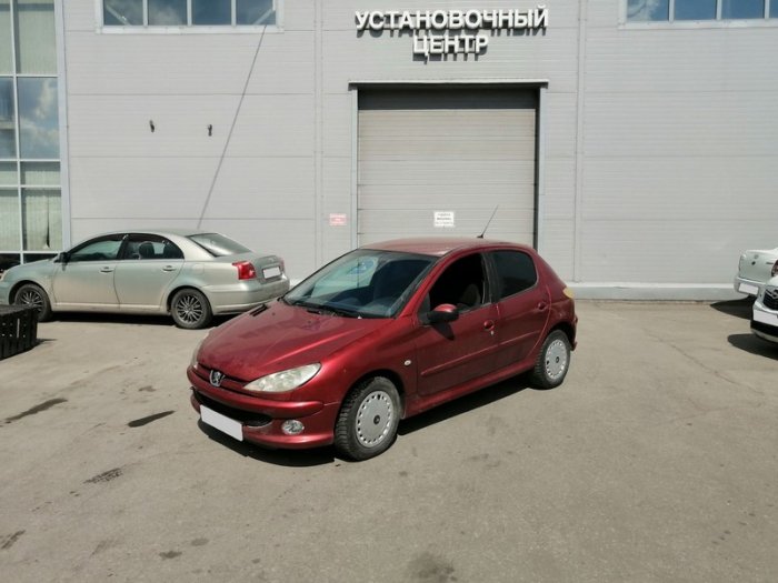Установка ГБО на Peugeot 206 2007 г., ГБО 4 поколения, пропан 4SAVE (Польша)., двигатель 1.4 л. 4 цилиндра