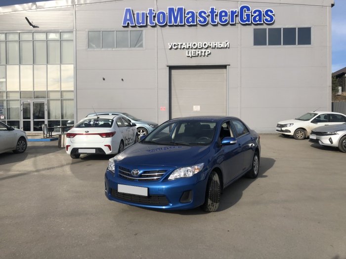 Установка ГБО на Toyota Corolla 2012г., ГБО 4 поколения, пропан OMVL (Турция), двигатель 1.6л. 4 цилиндра