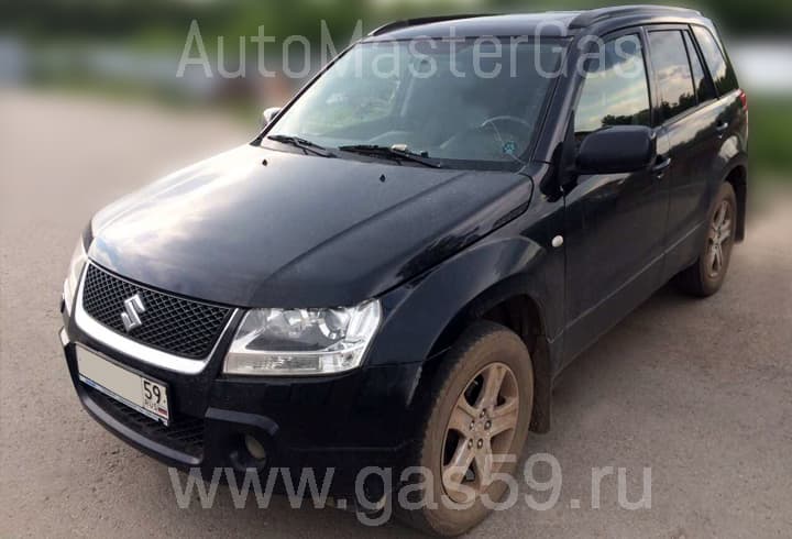 Установка ГБО на Suzuki Grand Vitara, ГБО 4 поколения LANDIRENZO (Италия), с цилиндрическим баллоном на 65 л.