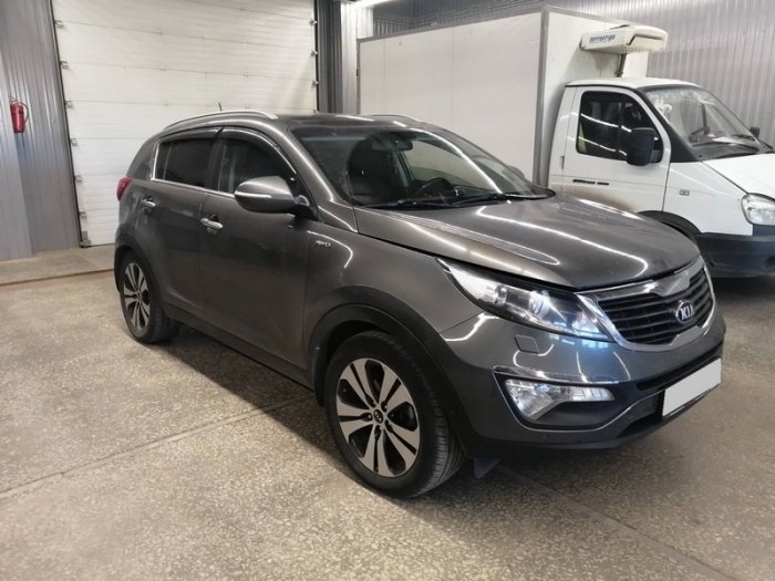 Установка ГБО на Kia Sportage 2013 г., ГБО 4 поколения, метан LANDI RENZO (Италия), двигатель 2.0л. 4 цилиндра