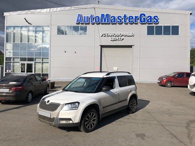Установка ГБО на Skoda Yeti 2017 г., ГБО 4 поколения, пропан LANDI RENZO (Италия), двигатель 1.6л. 4 цилиндра