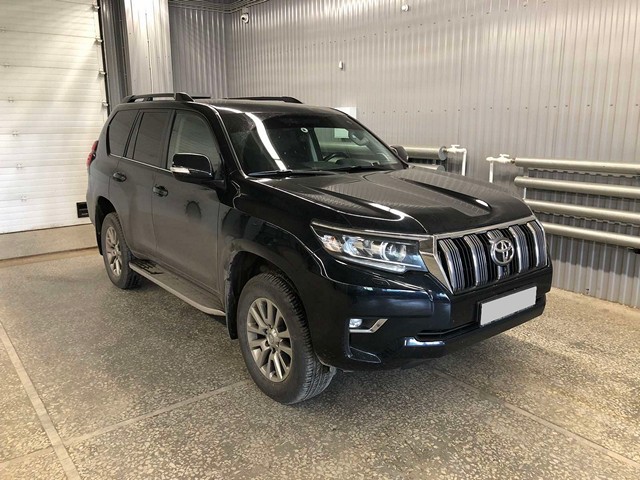Установка ГБО на Toyota Land Cruiser Prado  2018г., ГБО 4 поколения, метан LANDI RENZO (Италия), двигатель 4.0л. 6 цилиндров