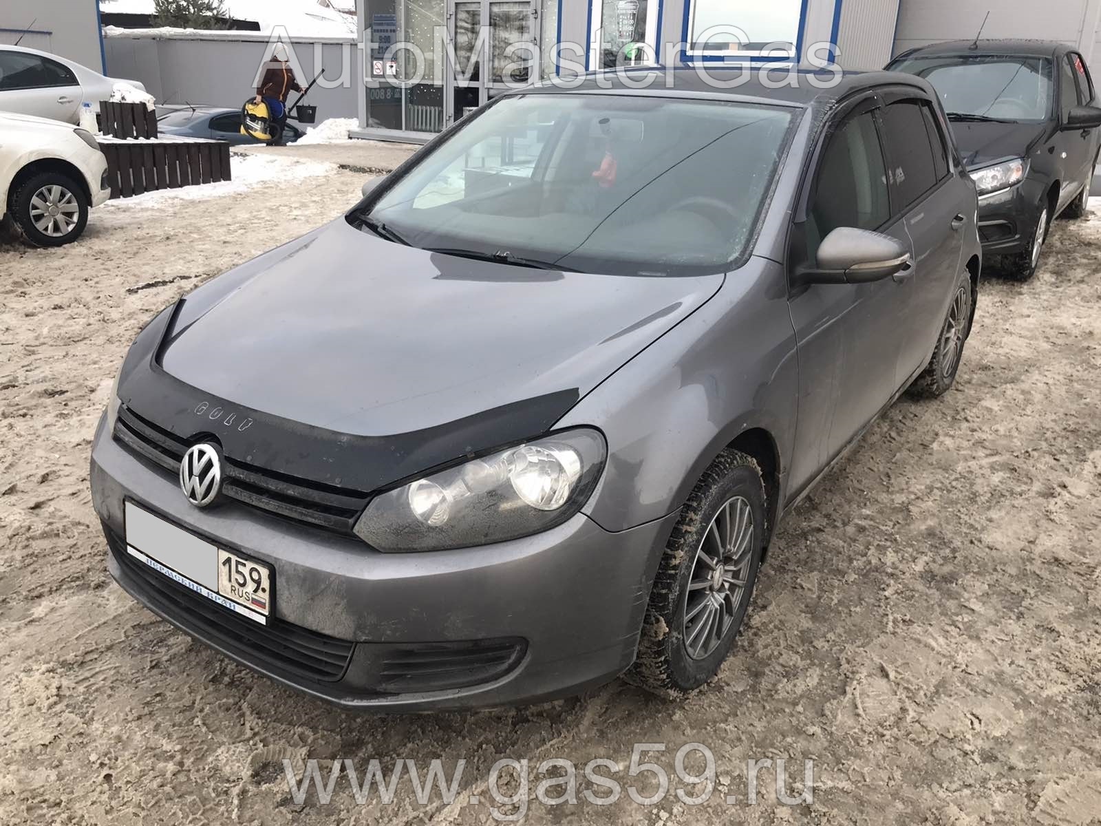Установка ГБО на Volkswagen Golf 2010г., ГБО 4 поколения, пропан LANDIRENZO (Италия), двигатель 1.6л. 4 цилиндра