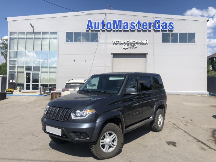 Установка ГБО на Уаз Патриот 2014г., ГБО 4 поколения, пропан LANDI RENZO (Италия), двигатель 2.7л. 4 цилиндра