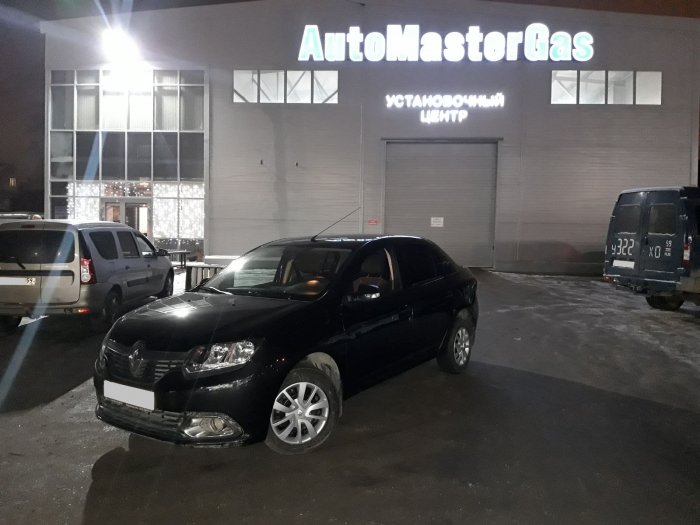Установка ГБО на Renault Logan 2017г., ГБО 4 поколения, метан AEB (Италия), двигатель 1.6л. 4 цилиндра
