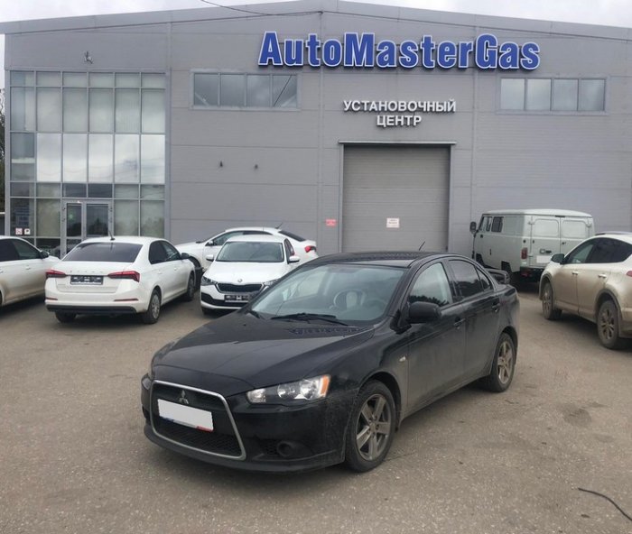 Установка ГБО на Mitsubishi Lancer 2013 г., ГБО 4 поколения, метан DIGITRONIC (Италия), двигатель 1.6 л. 4 цилиндра